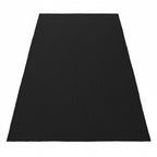 Black Jute Rectangular Rug – Handwoven Natural Eco-Friendly Carpet by Room Rituals | Modern Living Room & Bedroom Floor Rug