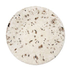 Hand-Tufted Ivory Speckled Wool Round Rug – Soft Cozy Modern Carpet by Room Rituals | Living Room & Bedroom Floor Rug