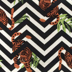 Hand-Tufted Tiger & Chevron Wool Rug – Luxury Modern Statement Carpet by Room Rituals | Living Room & Lounge Floor Rug