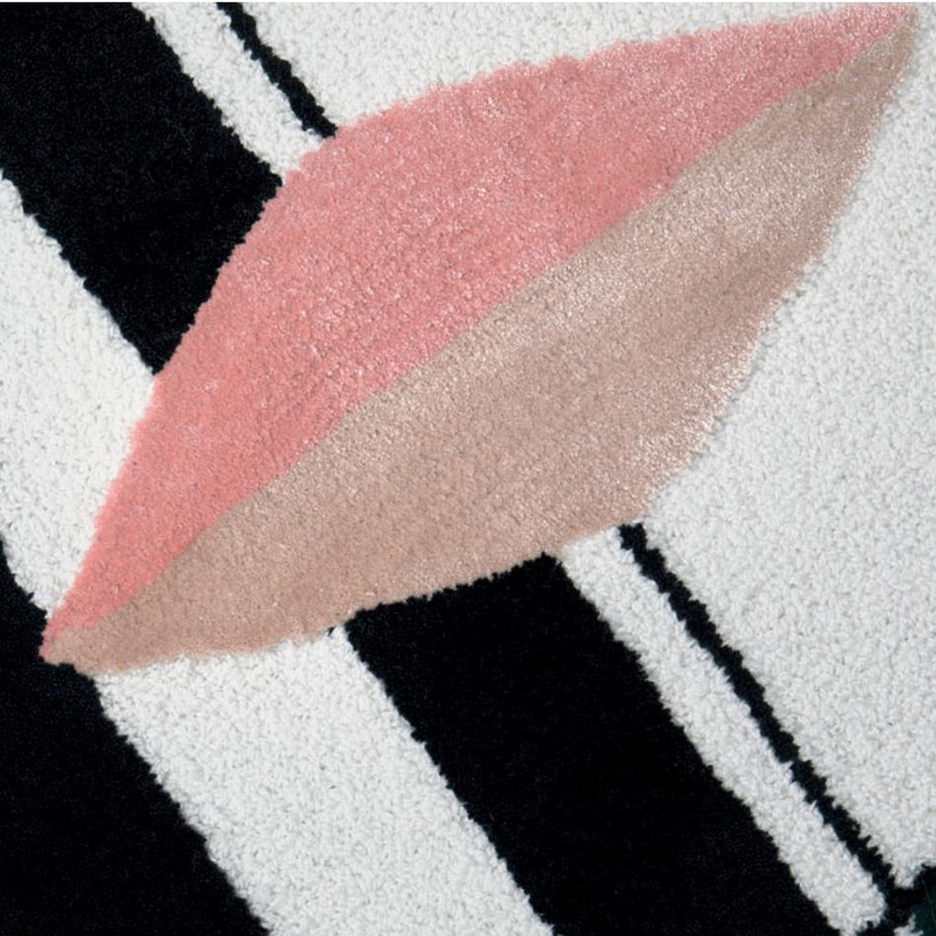 Hand-Tufted Abstract Face Art Wool Rug – Luxury Modern Designer Carpet by Room Rituals | Living Room & Bedroom Floor Rug
