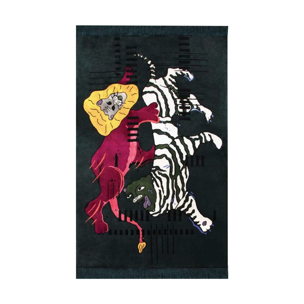 Hand-Tufted Artistic Tiger Wool Rug – Luxury Modern Designer Carpet by Room Rituals | Statement Living Room & Studio Rug