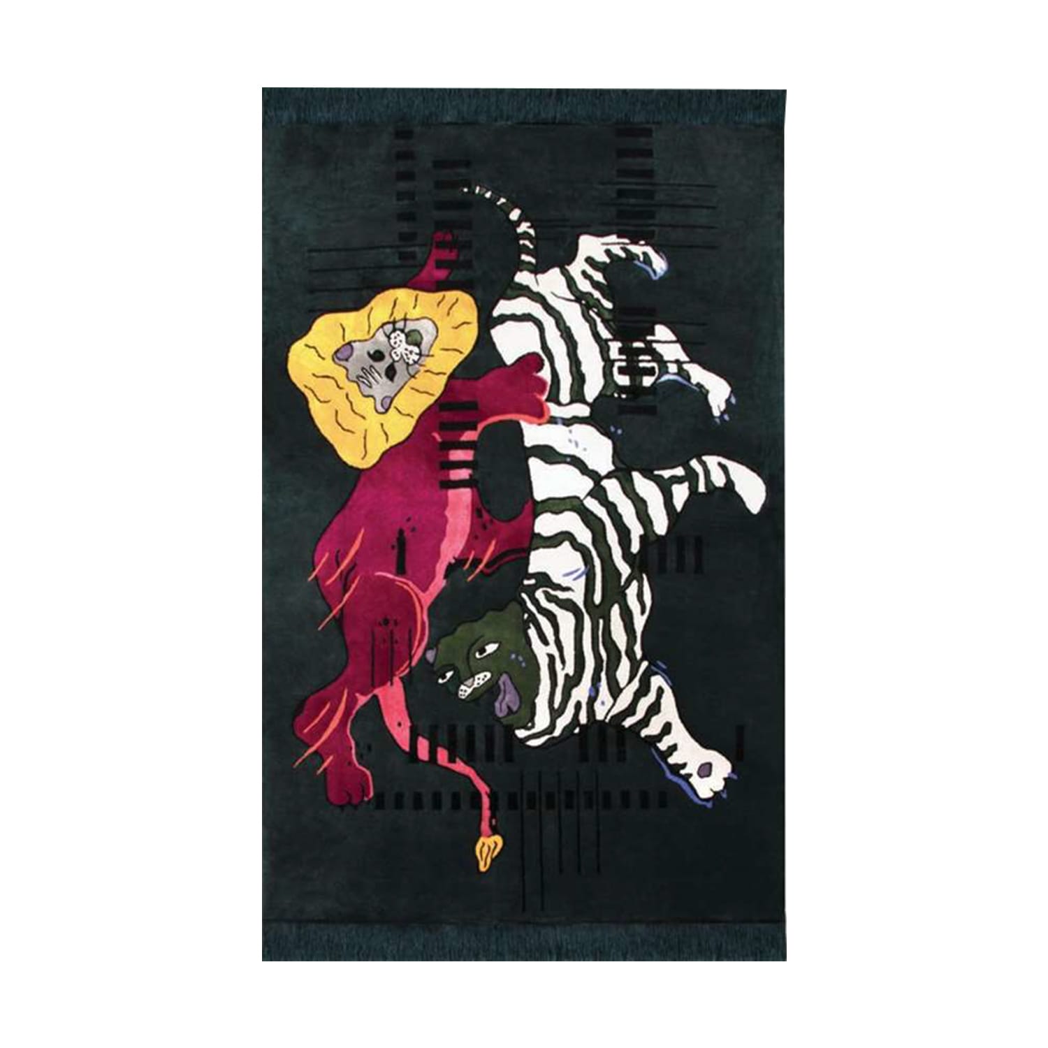 Hand-Tufted Artistic Tiger Wool Rug – Luxury Modern Designer Carpet by Room Rituals | Statement Living Room & Studio Rug