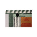 Hand-Tufted Abstract Sage & Terracotta Wool Rug – Luxury Modern Designer Carpet by Room Rituals | Living Room & Bedroom Floor Rug