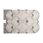 Hand-Tufted Ivory & Grey Sunburst Wool Rug – Modern Minimal Designer Carpet by Room Rituals | Living Room & Bedroom Floor Rug