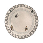 Hand-Tufted Ivory Round Wool Rug with Butterfly Motifs – Luxury Artistic Carpet by Room Rituals | Living Room & Bedroom Floor Rug