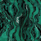 Hand-Tufted Malachite Green Abstract Wool Rug – Luxury Artistic Statement Carpet by Room Rituals | Living Room & Lounge Rug