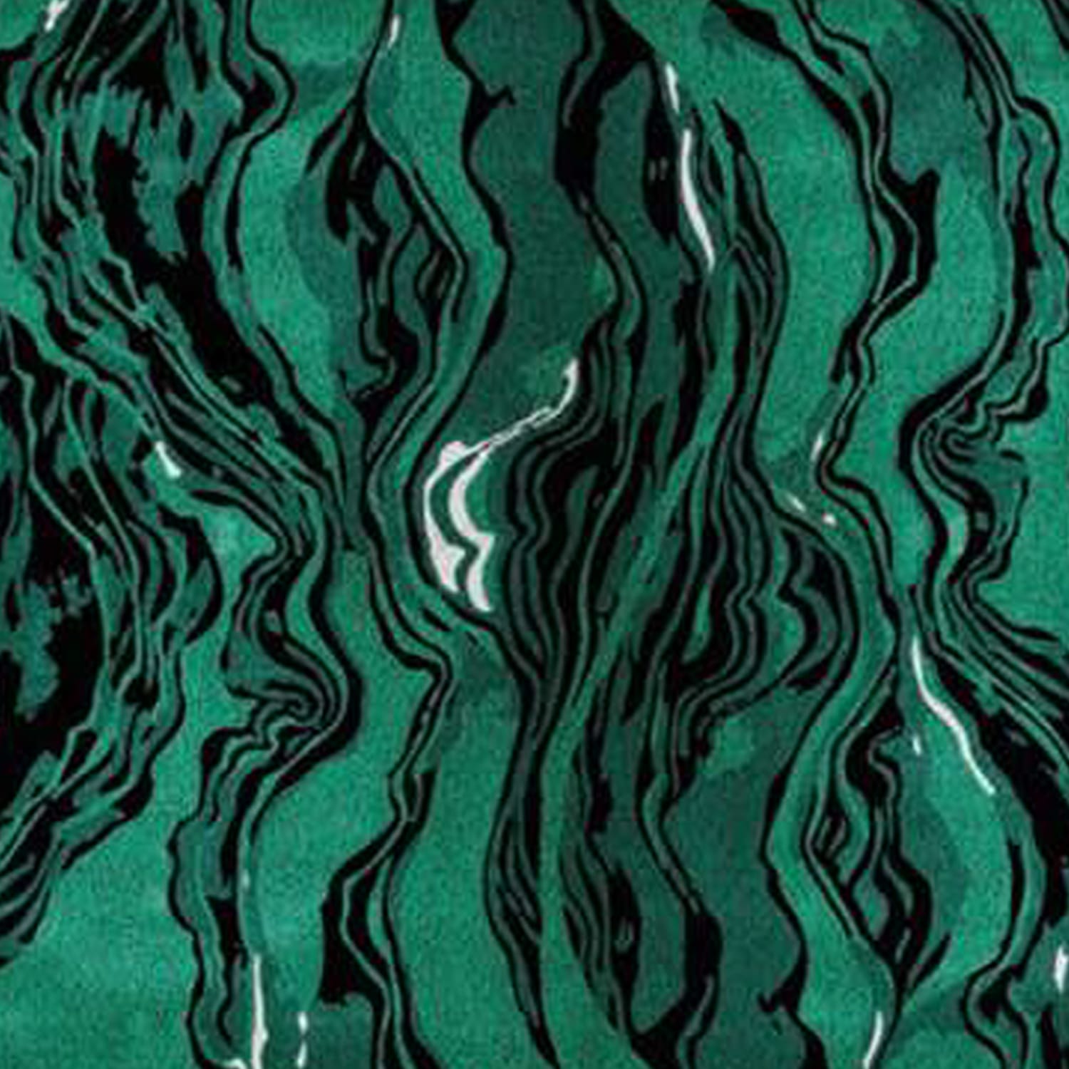 Hand-Tufted Malachite Green Abstract Wool Rug – Luxury Artistic Statement Carpet by Room Rituals | Living Room & Lounge Rug