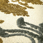 Hand-Tufted Antique Gold & Charcoal Dragon Wool Rug – Luxury Artistic Heritage Carpet by Room Rituals | Living Room & Lounge Rug
